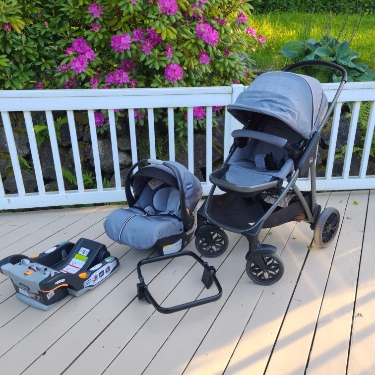 Chicco Corso Travel System - Stroller, Car Seat, Dock, Adapter