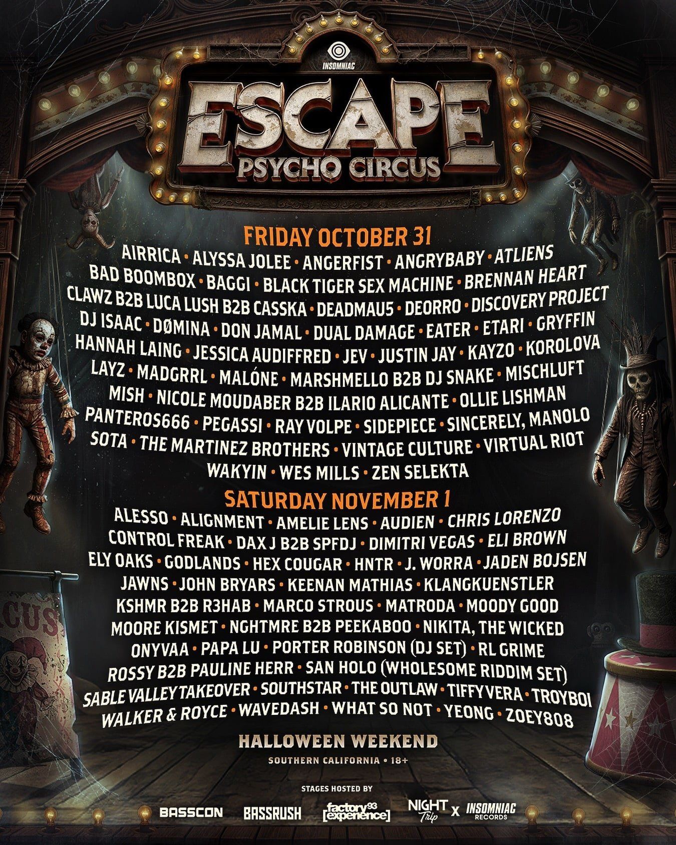 ESCAPE HALLOWEEN TICKETS 