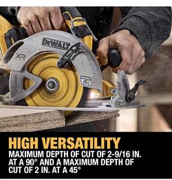 DEWALT 20-Volt MAX 7-1/4 in. Cordless Circular Saw (Tool Only)