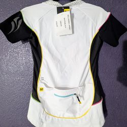 ​NWT Mavic Bellissima Women’s Cycling Jersey - White/Black - Size S - MSRP $125