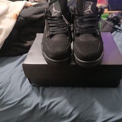 Retro Air Jordan 4 Blackcatz R3ps