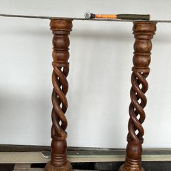 Art Decor Item Or Three Foot Candle Stick Holders