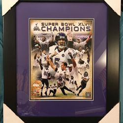 Baltimore Ravens Limited Edition 104/500 SBXLVII 