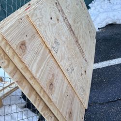 Full sheets of ply wood