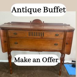 Antique Buffet table