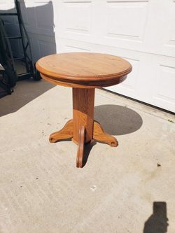 Vintage Wood Side Table