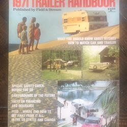 Vintage 1971 Handbook Buyers Guide For Camping-Travel  Magazine GC