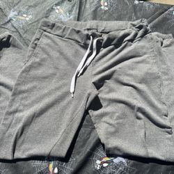 Derek Heart Grey Drawstring Sweatpants