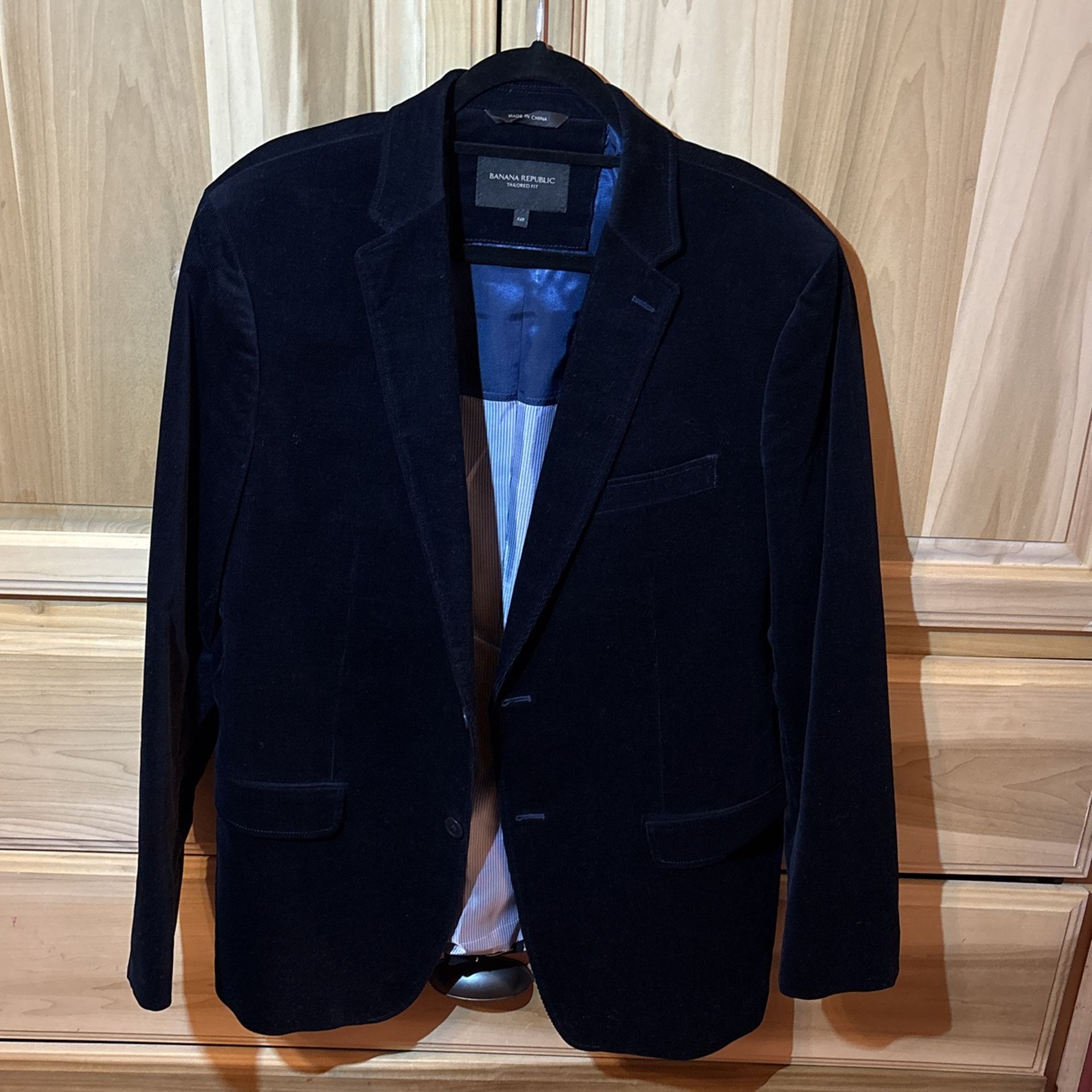 Men’s Banana Republic Navy Blue Corduroy Jacket