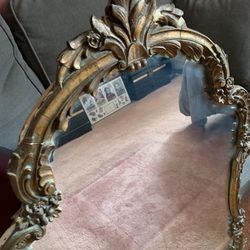 2 (50lb)Each Casted Heavy Duty Antique Mirror From 1950’s 3 1/2 Ft High By 3  Ft Wide 