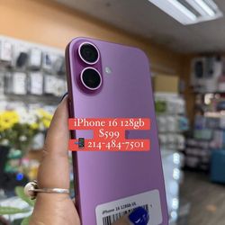 Huge Sale 🔥 iPhone 16 128  Gb Unlocked $599