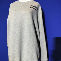 Recycle Threads Women's Stay Wild Tiger Sweatshirt (Size L)