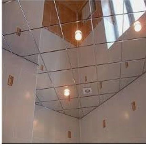 I Have About 83 Mirror Ceiling Tiles 24"×24" $1 Sq Foot.