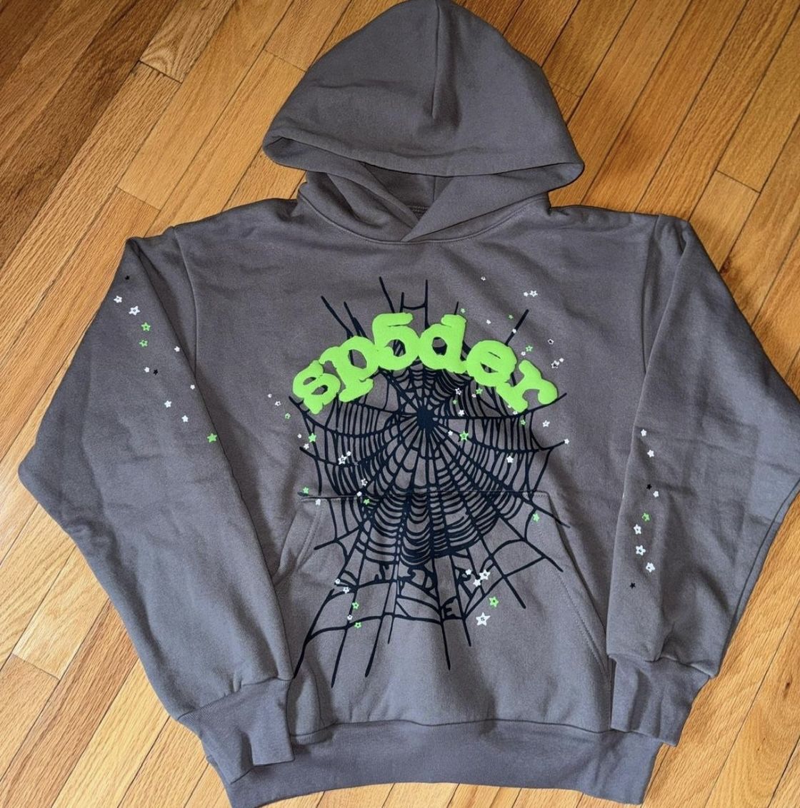 SP5DER HOODIE “SLATE GREY” & Accessories