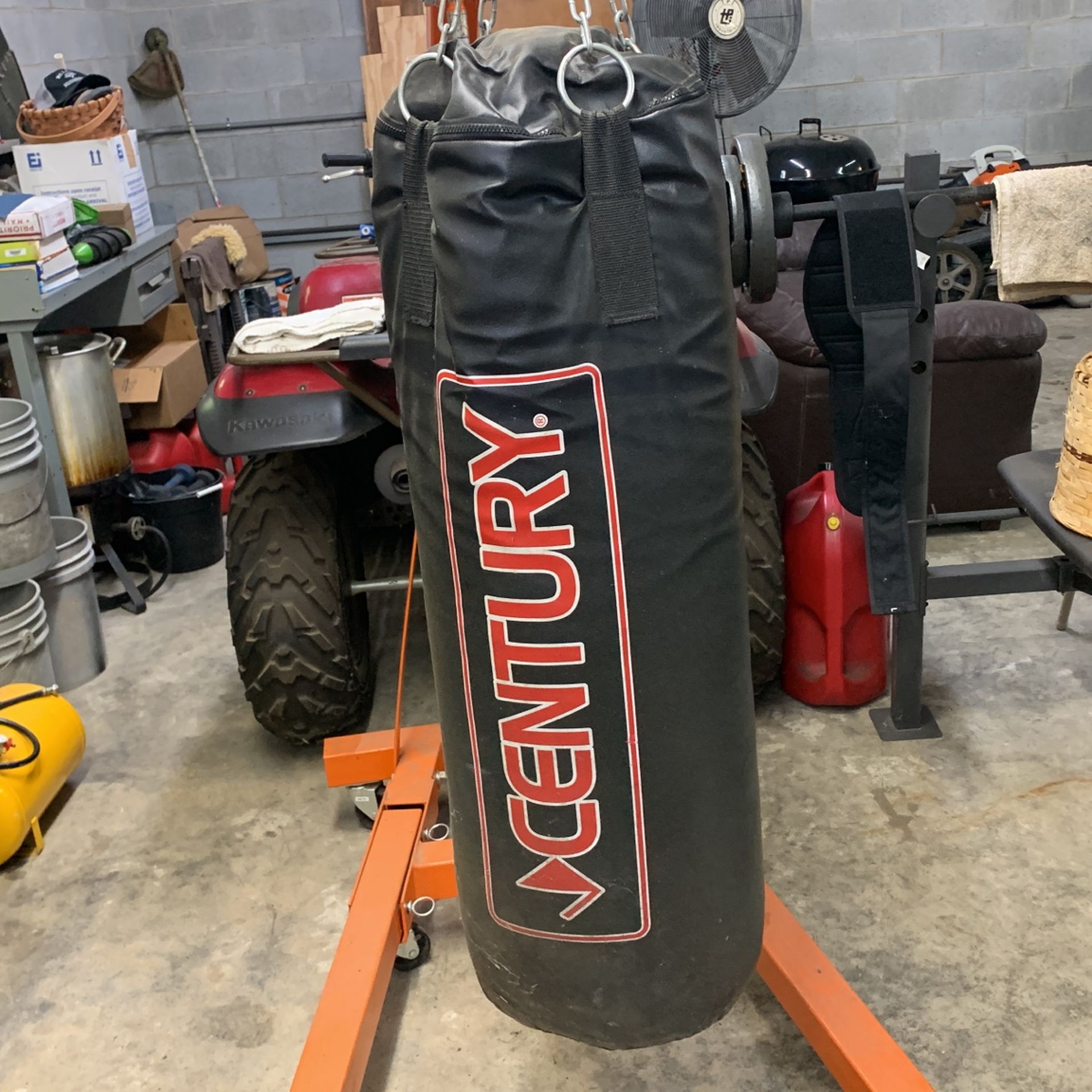 Punching Bag And Gloves
