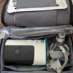 CPAP Airsense 11 with new supplies (canister, face masks, filters, hose, travel case)