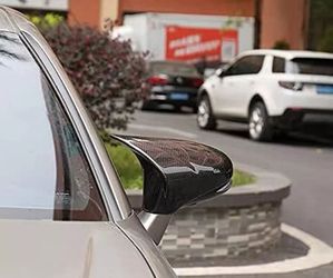 Brand New 2014-2020 LEXUS IS200 IS300 IS350 IS250 M HORN V2 STYLE REAL CARBON FIBER SIDE MIRROR COVER CAP