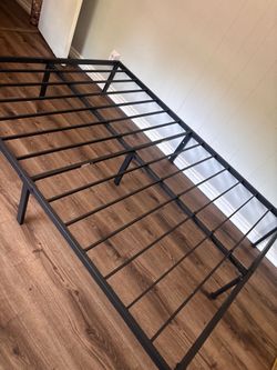 Queen metal bed frame