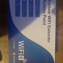 AX3000 Outdoor WiFi 6 Extender, Long Range Outdoor WiFi Extender Signal Booster,