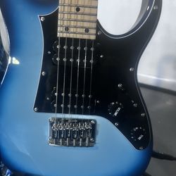 Ibanez Blue Guitar