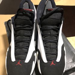 Jordan 14 Black Toe Size 8