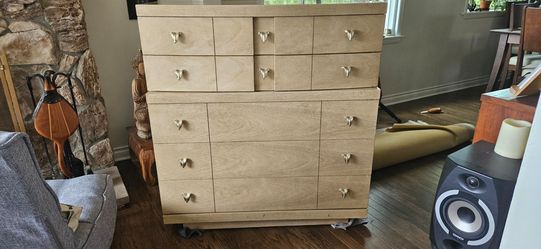 Solid wood dresser