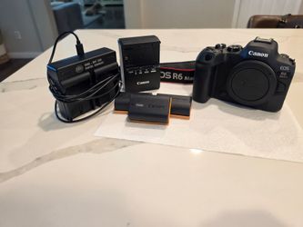Canon EOS R6 Mark II Mirrorless Camera Body + 2 Extra Batteries