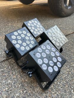 4x Blizzard Lighting RokBox LED Stage / DJ Lights – DMX