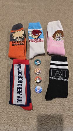 My Hero Academia Socks And Pins