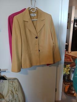 MUSTARD COLORED JACKET FOR CHURCH
