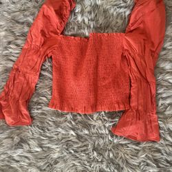Orange Crop Top