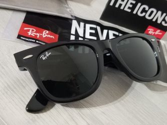 Rayban Sunglasses Wayfarer Model RB2140 901 54mm Black Lentes Ray Ban