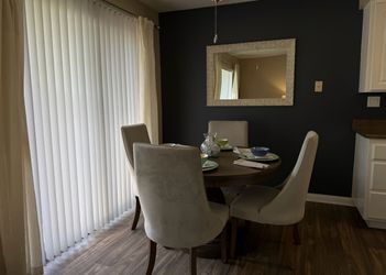 Table and 4 chairs