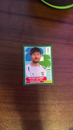 Green panini fifa card