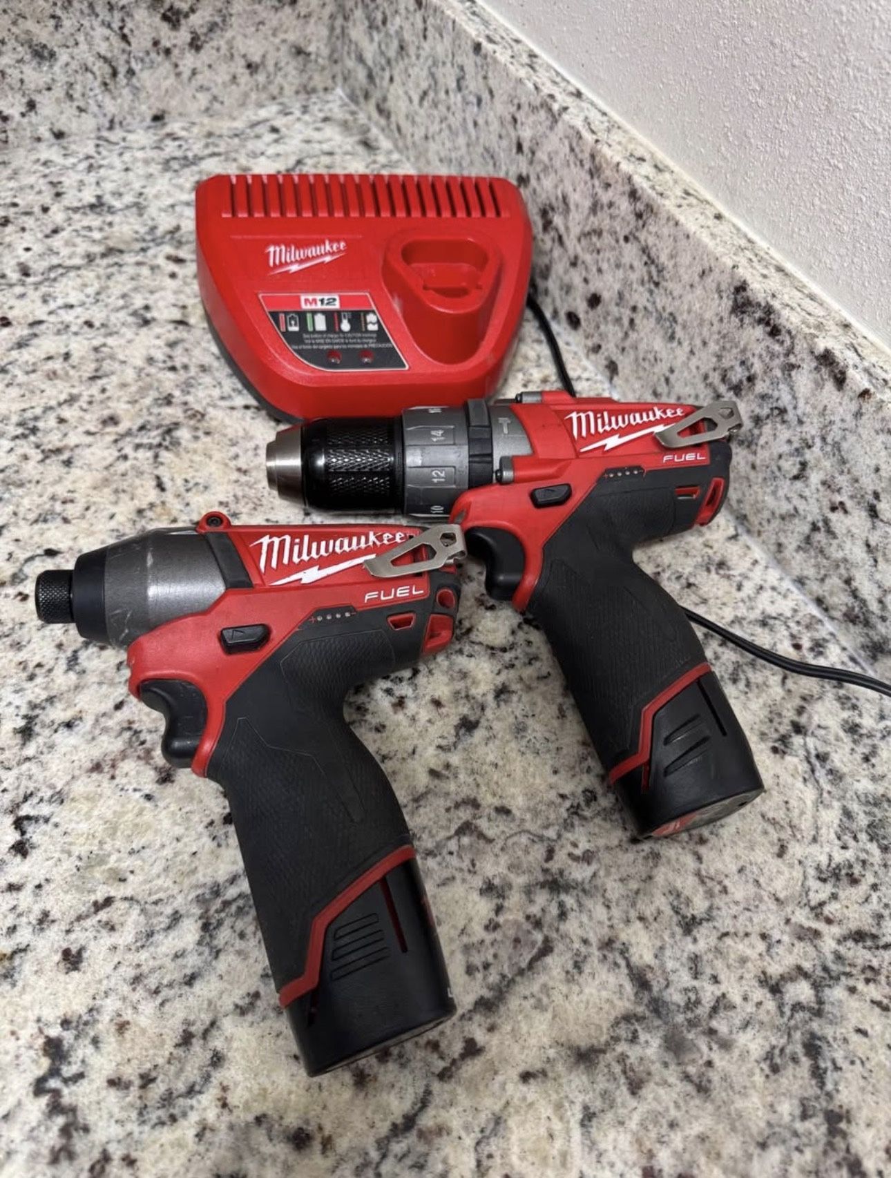 Milwaukee M12 Impact Driver And Hammerdill