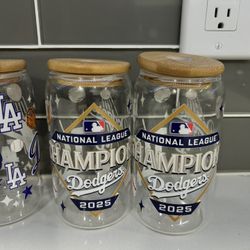 16oz Dodgers Cups 
