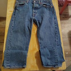 Woman's Levi's Blue 501