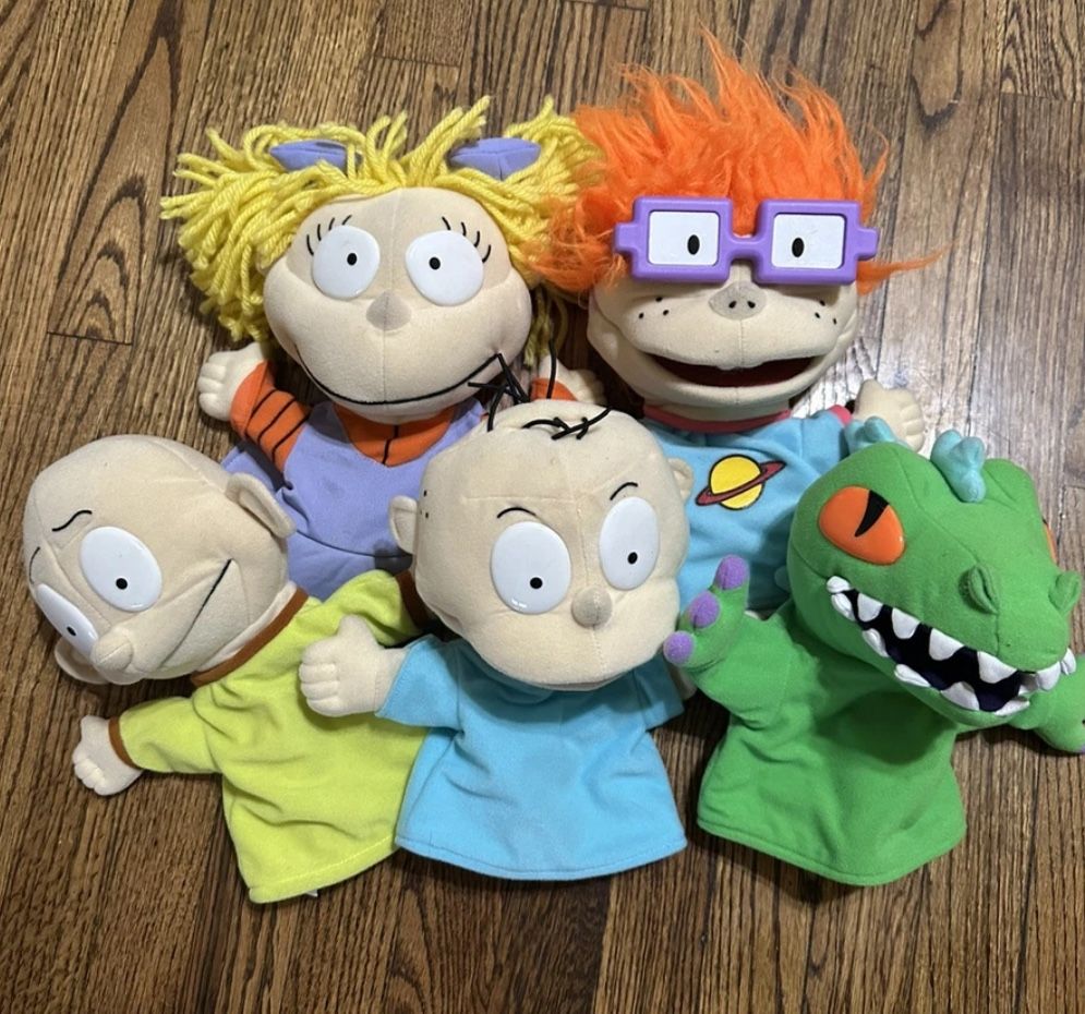 Vintage 1998 Rugrat Puppets