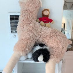 Jumbo Llama, Small Llama & Guinea Pig Stuffed Animals Bundle
