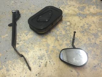 Harley Davidson Stock OEM Mirror Kickstand Air Box Cleaner
