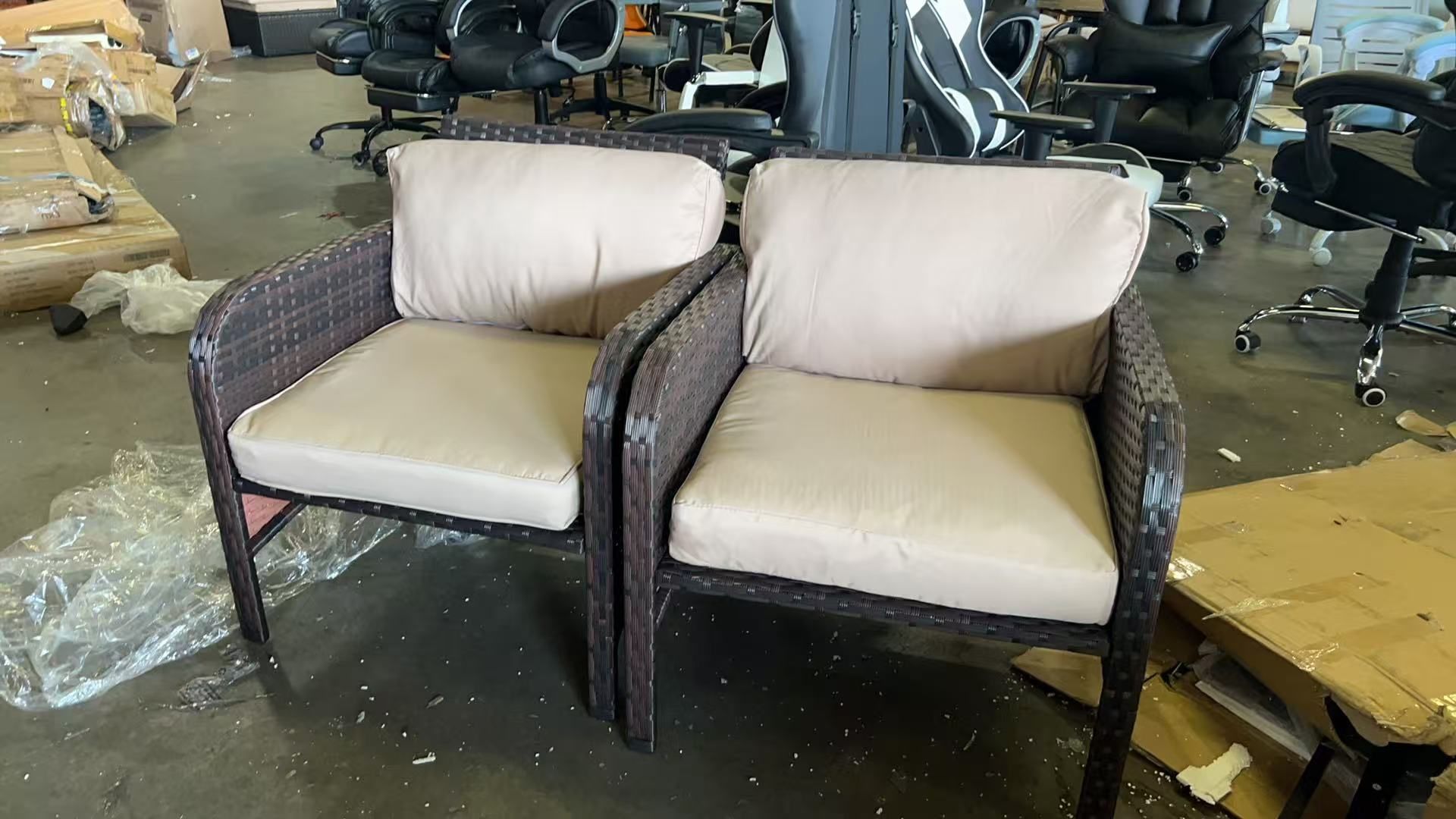 Two piece patio chair $60