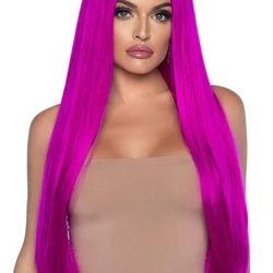 33" Long Straight Wig
