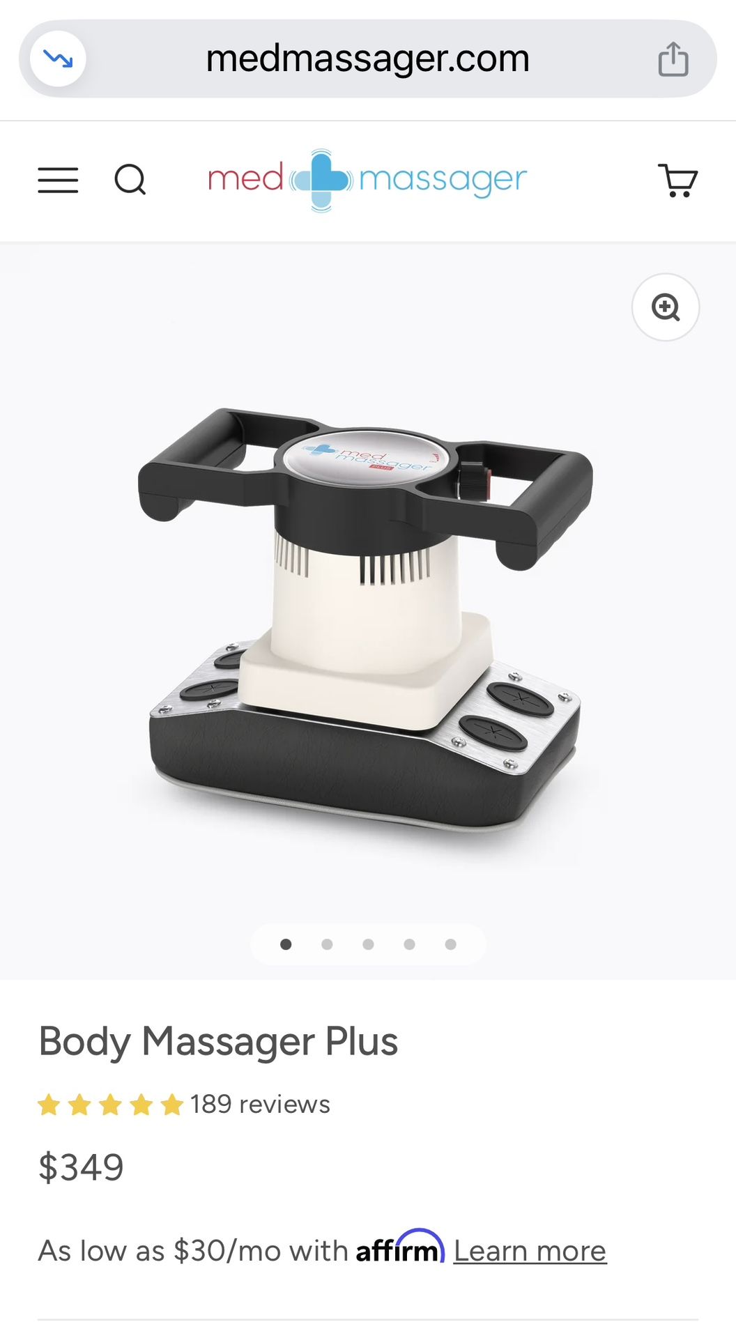 MED Massager Deep Tissue Chiropractic Body Massager