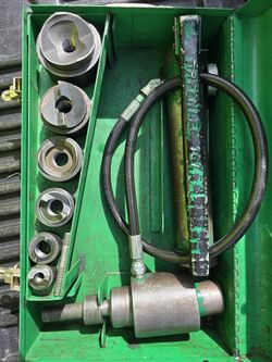 Greenlee Hydraulic Knockout Set 1/2"- 4" Electrical Essential.