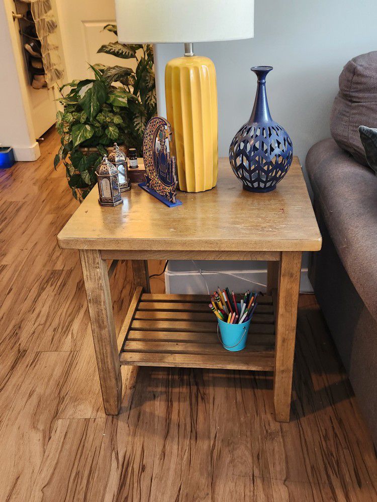 2 Pc Side Table Set