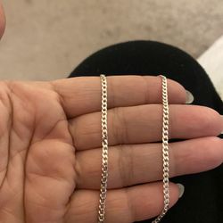 Real 925 Sterling Silver Chain Necklace