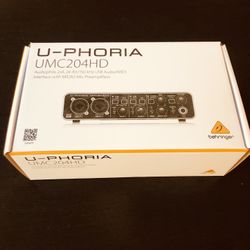Behringer UMC204HD U-Phoria Audio Interface