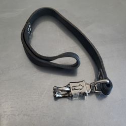 30" Leather Dog Leash Quick Release Heavy Duty