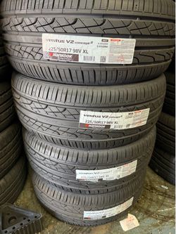 225/50/17 HANKOOK VENTUS v2 4 new tires installed ✅ INSTALDAS ✅