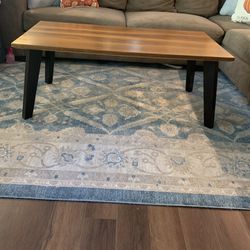 Wood Coffee Table With Matching End Tables